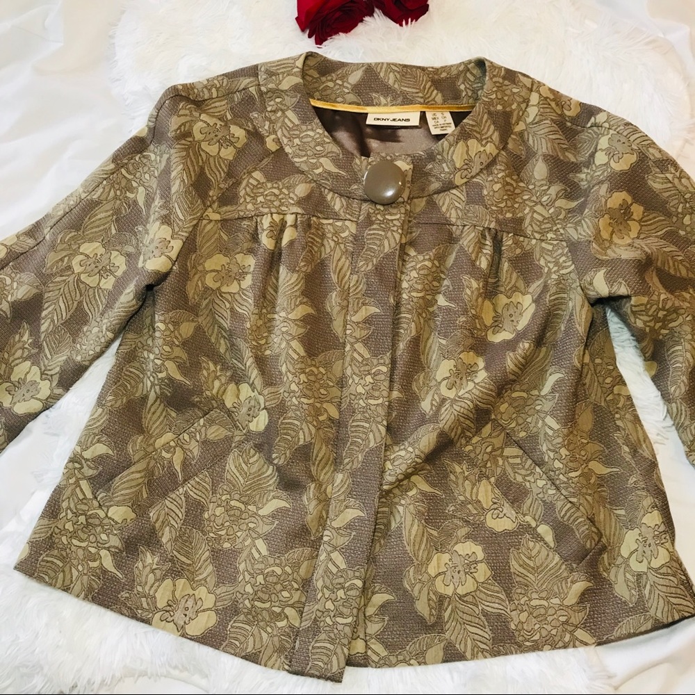 🍁DKNY Jeans Bricade Swing Jacket
